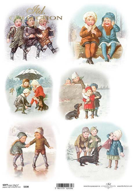 Papier decoupage Weihnachten*Papel decoupage Navidad*Papír decoupage Vánoce