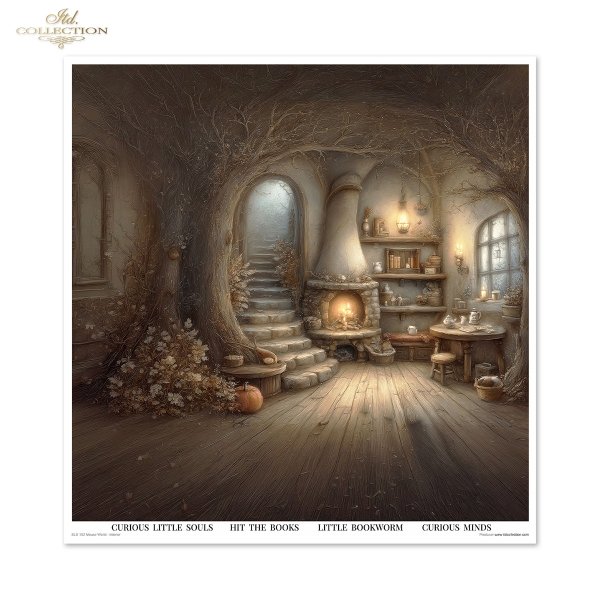 Papeles Scrapbooking SLS-102 Mouse World - Interior