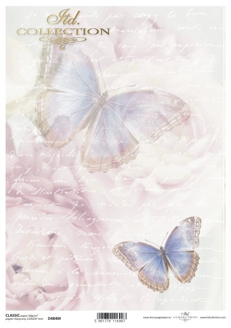 papel decoupage clásico D0484M