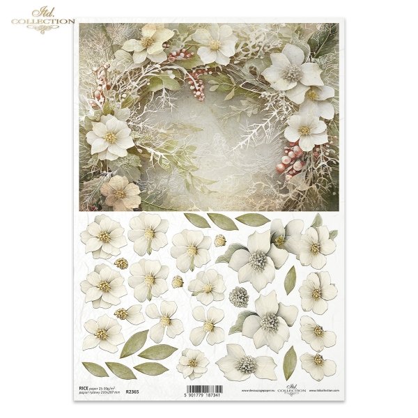 zimowy bukiet, kwiaty, kolaże, bukiety, wianek, wieniec, wieńce, Winter Bouquet, kwiaty 3D, 3D efekt, flowers, collages, bouquets, garland, wreath, wreaths, 3D flowers, 3D effect, Winterstrauß, Blumen, Collagen, Sträuße, Girlande