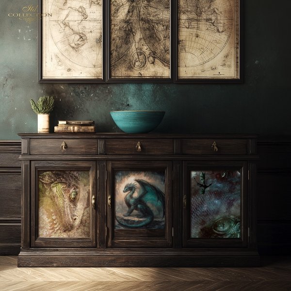 Papier morwowy decoupage FPA3025 seria „An undiscovered magical world” – Nieodkryty magiczny świat * Mulberry decoupage paper FPA3025 „An undiscovered magical world” * Maulbeerpapier für Decoupage FPA3025 – Unentdeckte magische Welt * Papel decoupage more