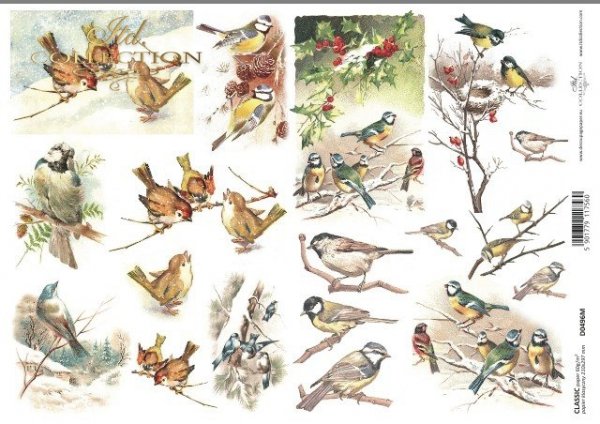 papel decoupage clásico D0496M
