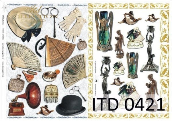 papel decoupage clásico D0421M