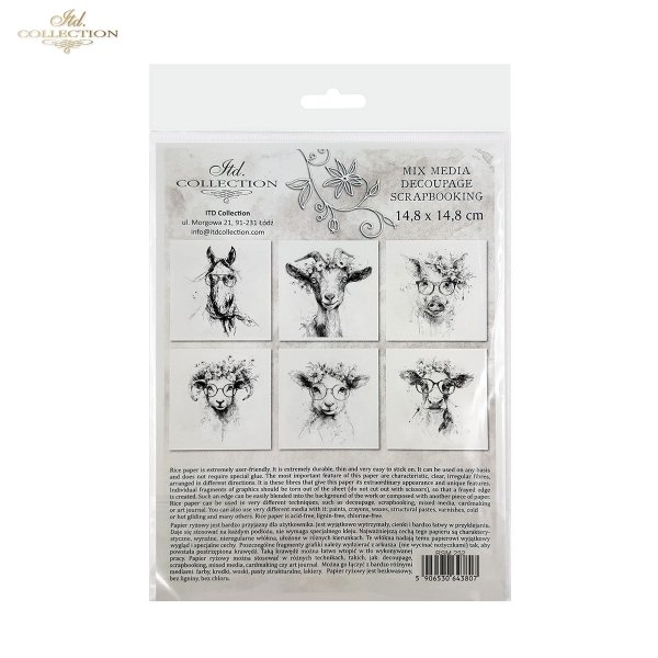 conjunto de papeles de arroz RSM252