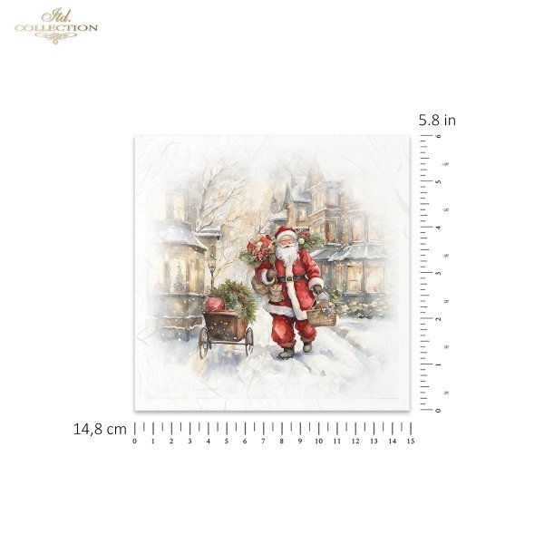 zimowe widoczki, Święty Mikołaj*winter views, Father Christmas, Santa Claus*Winteransichten, Weihnachtsmann*vistas invernales, Papá Noel