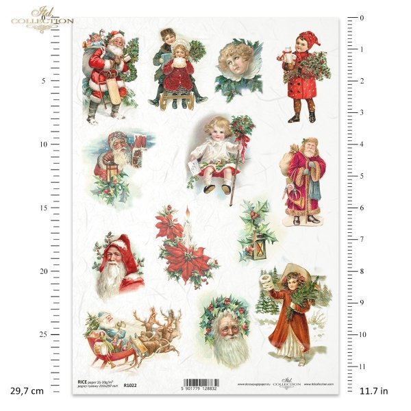 vintage, retro, Christmas, Santa Claus, Father Christmas, Grandfather Frost, presents, children, sleigh, sled, reindeer, Vintage, Retro, Weihnachten, Weihnachtsmann, Väterchen Frost, Geschenke, Kinder, Schlitten