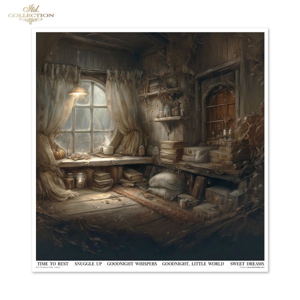 Papeles Scrapbooking SLS-102 Mouse World - Interior