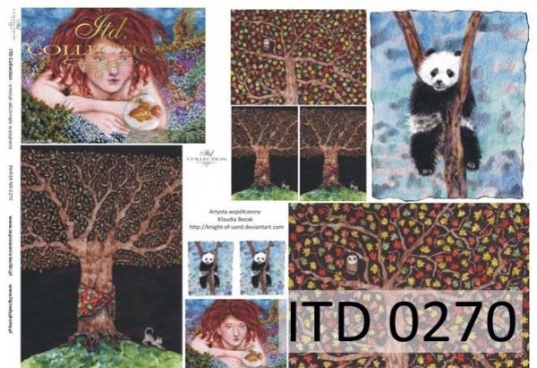 papel decoupage clásico D0270M