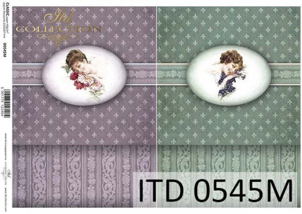 papel decoupage clásico D0545M