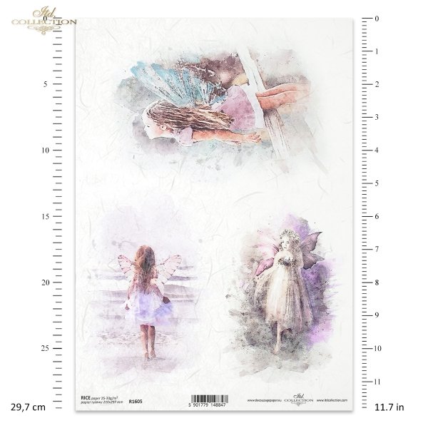 spacer w chmurach, retro, akwarela, akwarele, dziewczynka ze skrzydłami elfów, elf, anioł, aniołek, aniołki, skrzydła, lato, Garden of Dreams, collection walk in the clouds, retro, watercolour, girl with elf wings, elf, angel, summer, Sammlung