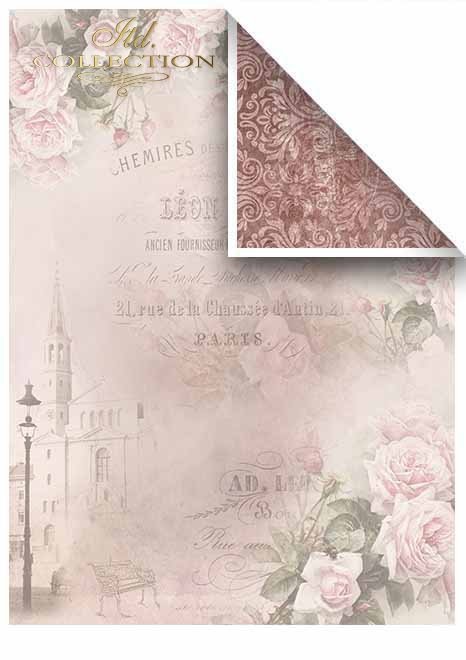 Papiery do scrapbookingu w zestawach - Koronkowe marzenia*Papers for scrapbooking in sets - Lace dreams