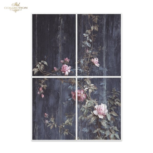 Papier morwowy decoupage FPA1069 - seria Botanical Boudoir