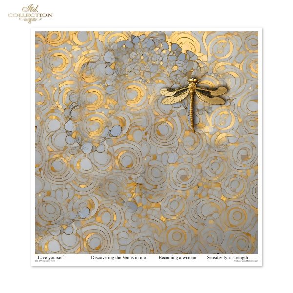 Zestaw do scrapbooking (HS code 48025890) SLS-077 Inspired by Klimt