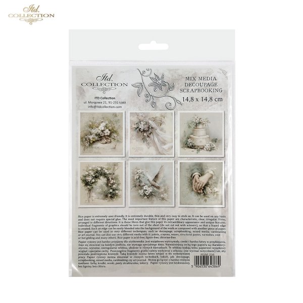 Zestaw papierów ryżowych (HS code 48021000) RSM258