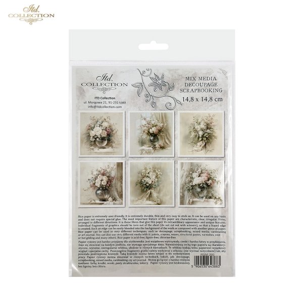 Zestaw papierów ryżowych (HS code 48021000) RSM260