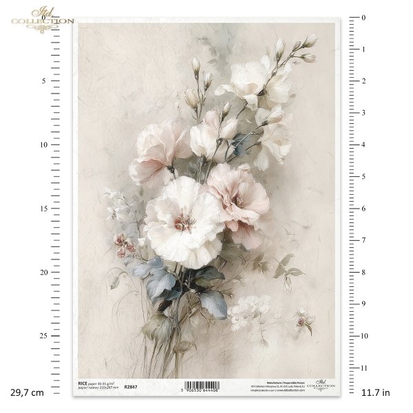 Papier ryżowy (HS code 48021000) R2847