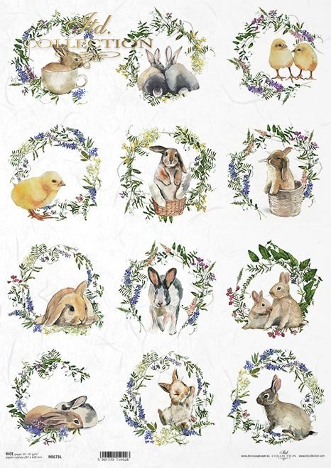 kwiaty, wiosenne kwiaty, łąka, zwierzęta wielkanocne, wielkanoc, wieńce, wianki, zające, kurczaki, króliczki, króliki*flowers, spring flowers, meadow, easter animals, easter, wreaths, garlands, bunnies, chickens, bunnies, rabbits