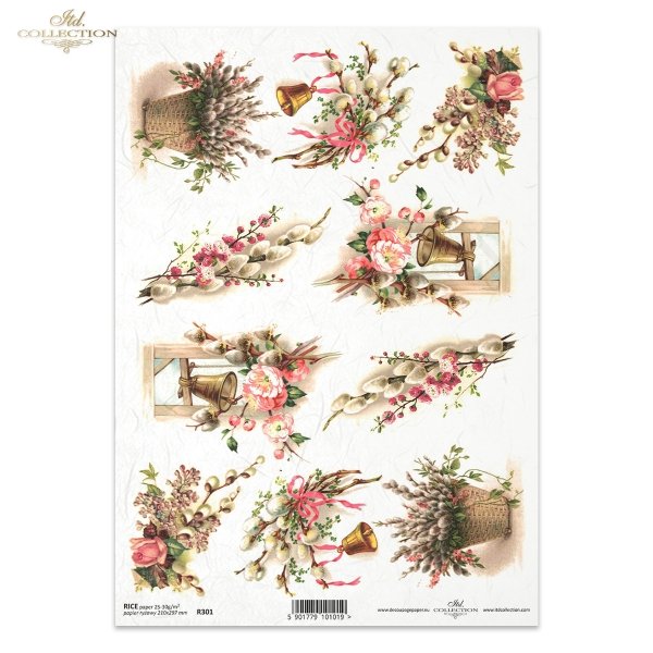 Easter, flowers, spring, eggs, Easter eggs, R301