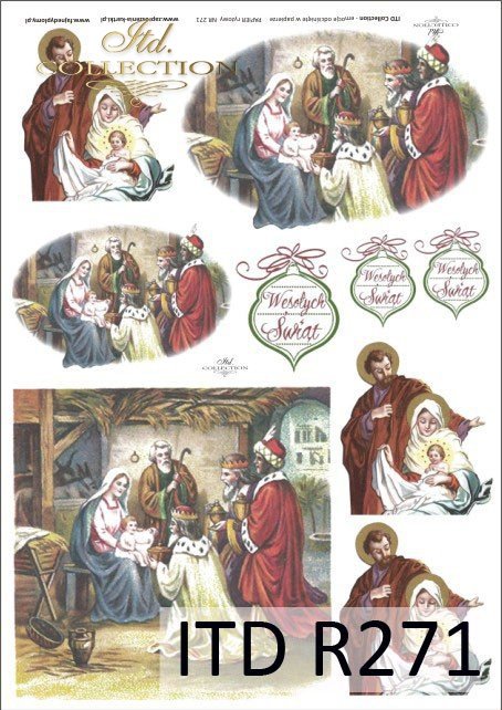 Święta Rodzina, Żłóbek, Stajenka, Boże Narodzenie, Trzech Króli, anioł, Dzieciątko Jezus, R271