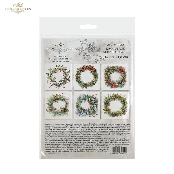 zimowe wianki*winter garlands*Wintergirlanden*guirnaldas de invierno