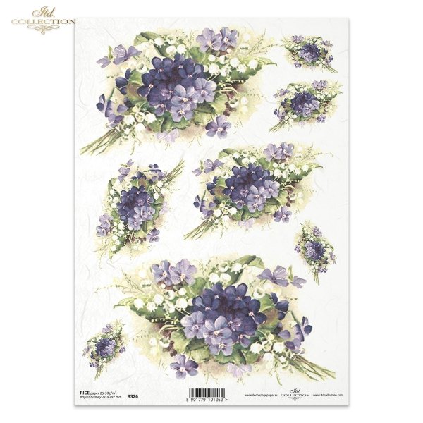 spring, flower, flowers, violets, lily of the valley, R326