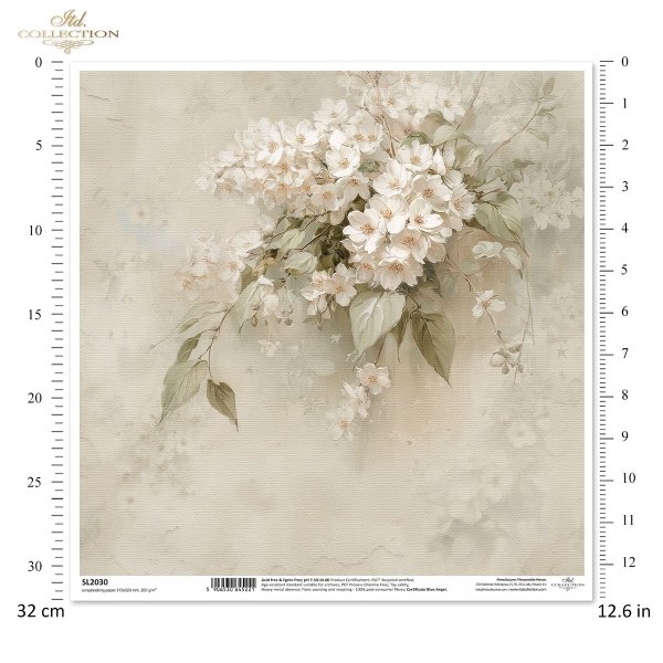 Papier do scrapbooking (HS code 48025890) SL2030