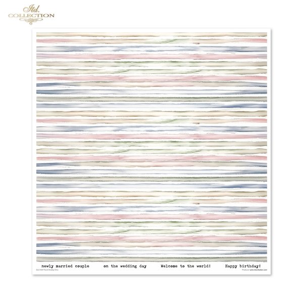 Zestaw do scrapbooking (HS code 48025890) SLS-089 Floral Shabby Chic