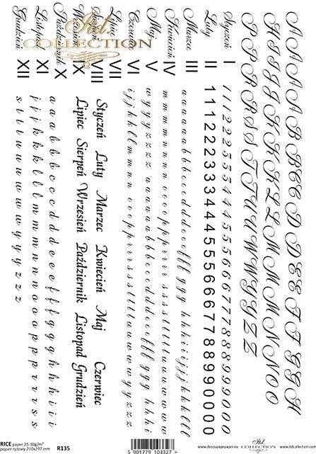 rice-paper-decoupage-months-letters-numbers-subtitles-inscriptions-R0135