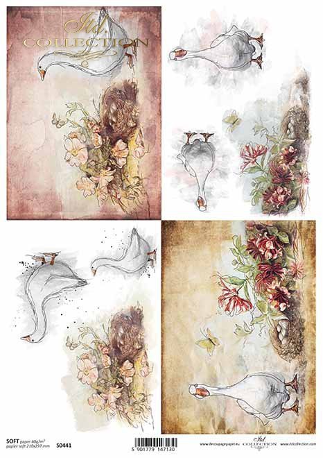 Papier decoupage Soft (HS code 48062000)  S0441