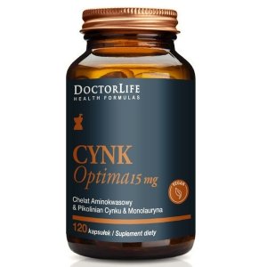 Doctor Life Cynk Optima 15mg suplement diety 120 kapsułek (P1)