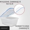 Pojemniki do przechowywania żywności 5x 1000 ml Classbach C-FHD 4007 K