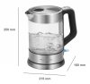 Czajnik elektryczny szklany bezprzewodowy 1,5L ProfiCook PC-WKS 1107 G