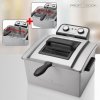 Frytownica olejowa 4 litry z 2 koszami ProfiCook PC-FR 1038