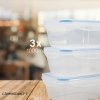 Pojemniki do przechowywania żywności 3x 1000 ml Classbach C-FHD 4006 K