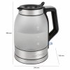 Czajnik elektryczny szklany podświetlany 1,7L ProfiCook PC-WKS 1215 G