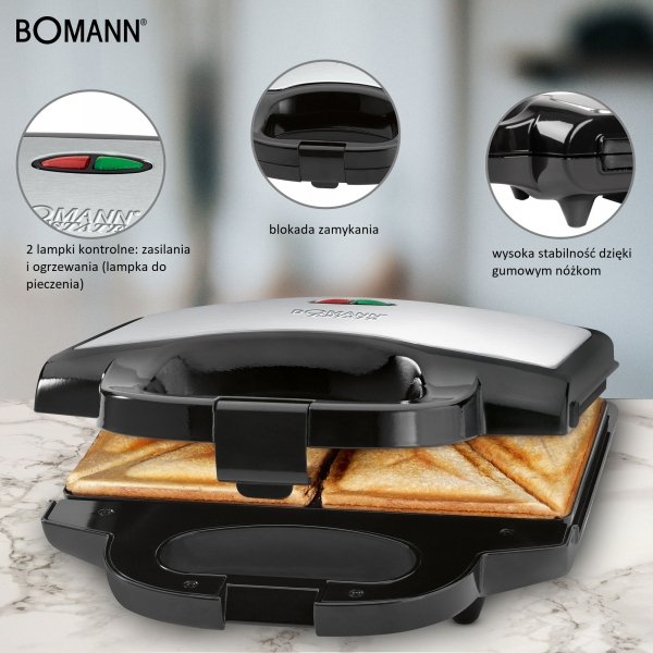 Toster, opiekacz do kanapek Bomann ST 1372 CB