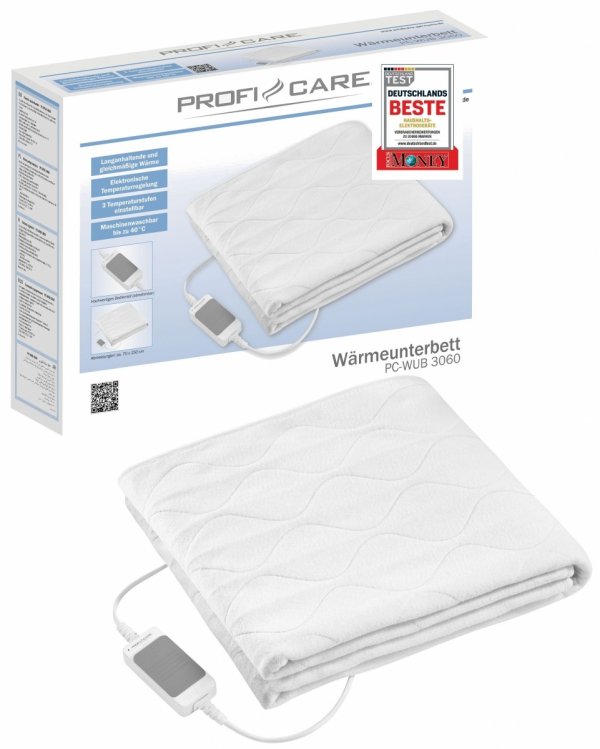 Kołdra, mata koc elektryczny ProfiCare PC-WUB 3060