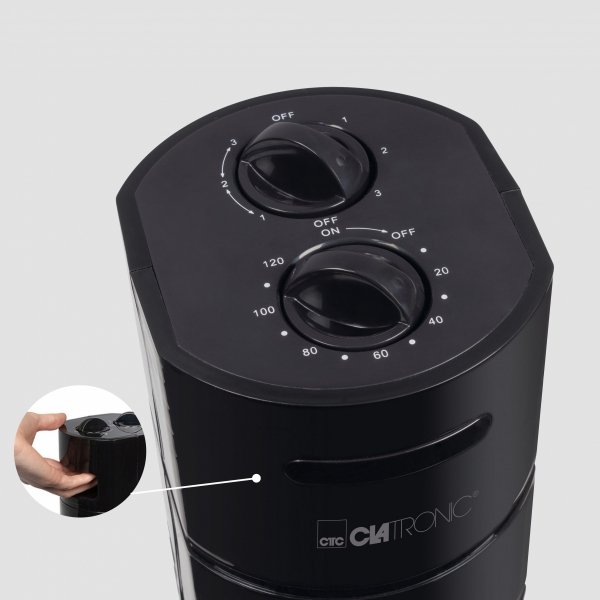 Wentylator kolumnowy Clatronic TVL 3770 (czarny) niedostępne w DE