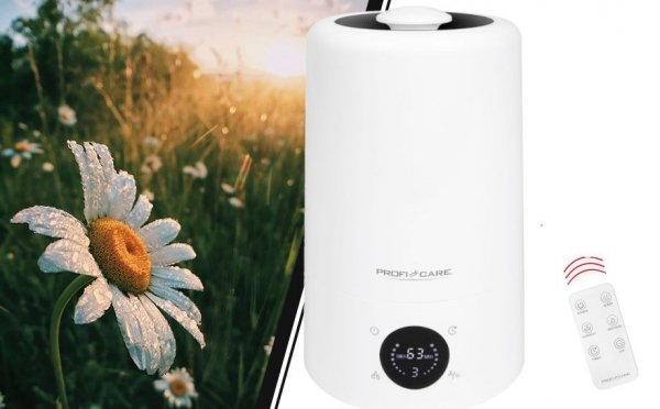Ultradźwiękowy nawilżacz powietrza ProfiCare PC-LB 3077