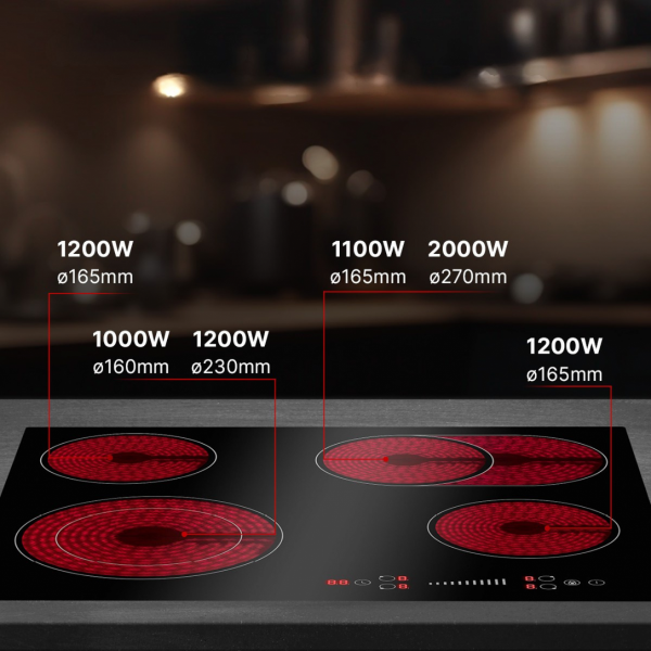 Płyta ceramiczna do zabudowy Bomann EBK 7941