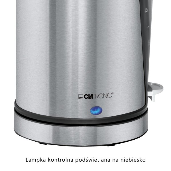 Czajnik elektryczny bezprzewodowy 1,7L Clatronic WKS 3288
