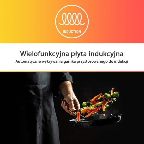 Płyta indukcyjna elektryczna jednopalnikowa Clatronic EKI 3569