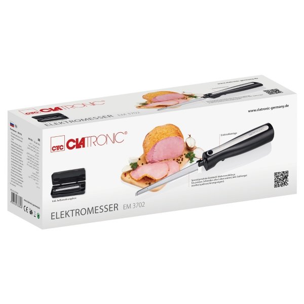 Nóź elektryczny kuchenny do chleba, mięsa Clatronic EM 3702