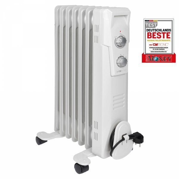 Grzejnik olejowy elektryczny 7 żebrowy 1500 W Clatronic RA 3735