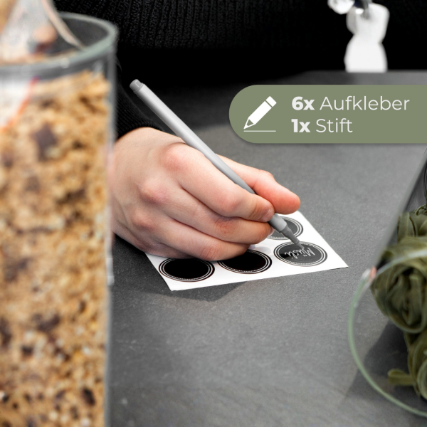 Szklane pojemniki do przechowywania żywności okrągłe 4x Classbach C-VD 4026