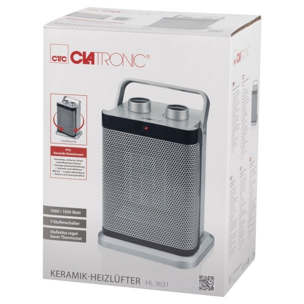 Termowentylator ceramiczny grzejnik 1500 W Clatronic HL 3631