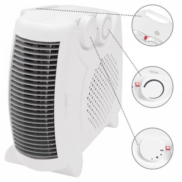 Termowentylator farelka grzejnik elektryczny 2000 W Clatronic HL 3379
