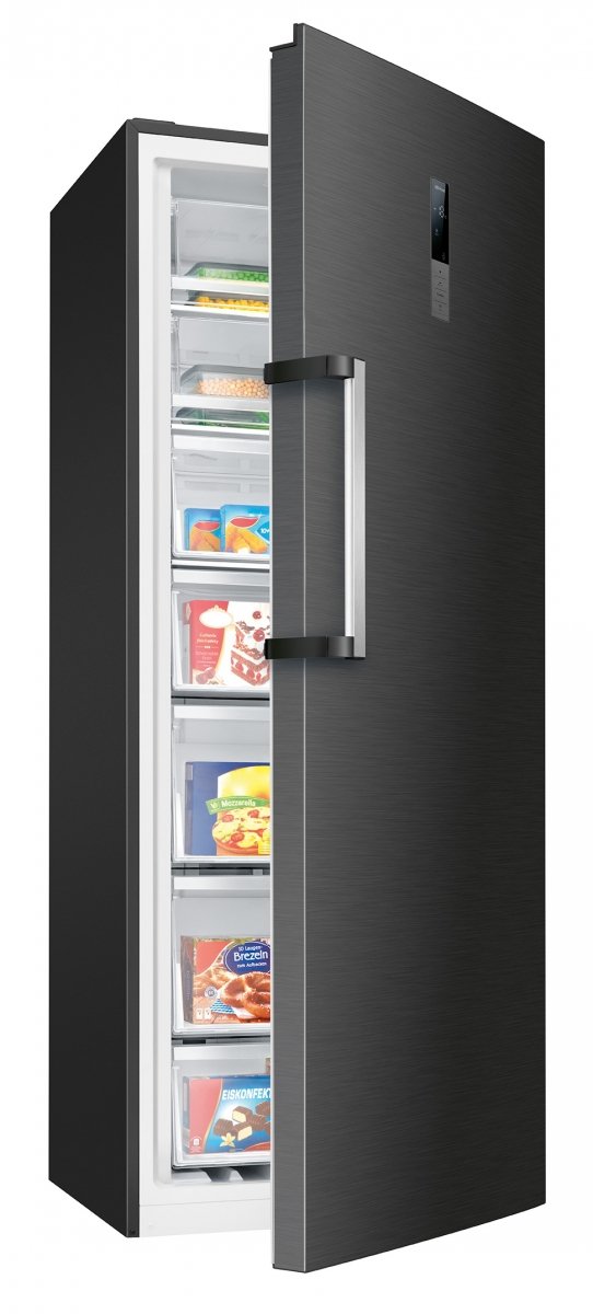 Zamrażarka z możliwością pracy jako chłodziarka 2w1 380l Bomann GSVS 7365 (czarna) No Frost Inverter