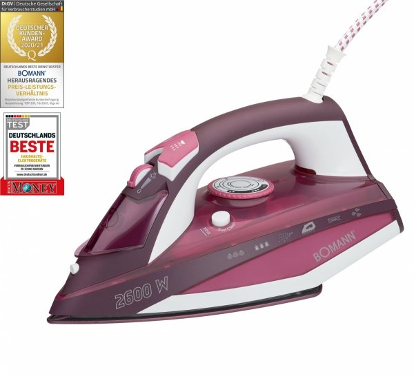 Żelazko parowe Bomann 2600 W DB 6005 CB