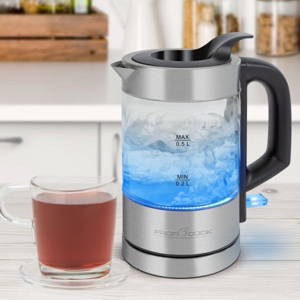 Czajnik elektryczny szklany 0.5 L ProfiCook PC-WKS 1228 G